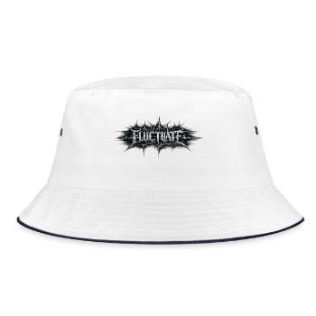 Fluctuate - Ravewear - Bucket Hat - white/navy - Front