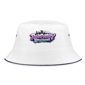 RuhrPottery Streetwear Graffiti - Bob - blanc/marine - Devant