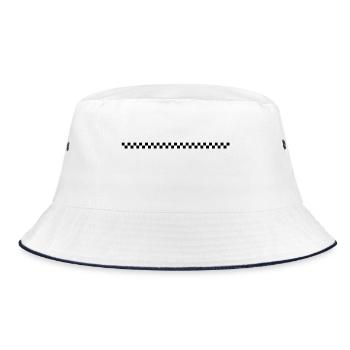 Finish line - Bucket Hat - white/navy - Front
