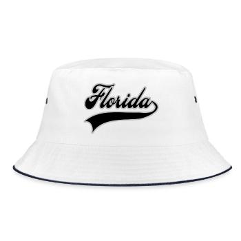 Florida typographie style baseball college - Bob - blanc/marine - Devant