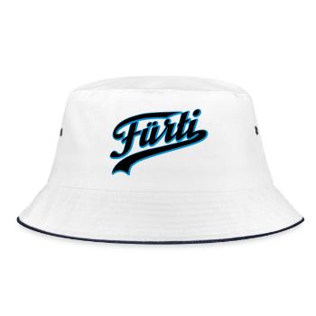 Fürti Schatten - Bucket Hat - Weiß/Navy - Vorne