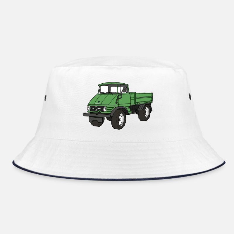IMOGDIA - Bucket Hat - Weiß/Navy