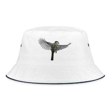 Oiseau volant en liberté - Bob - blanc/marine - Devant