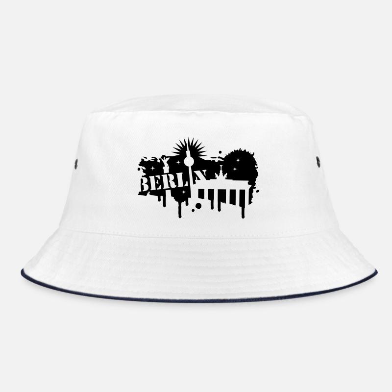 Berlin, Brandenburg Gate, and Victory Column Bucket Hat