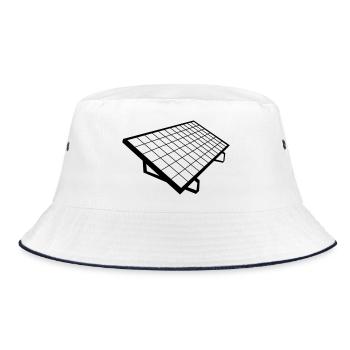 solar panel Solar System - Bucket Hat - white/navy - Front