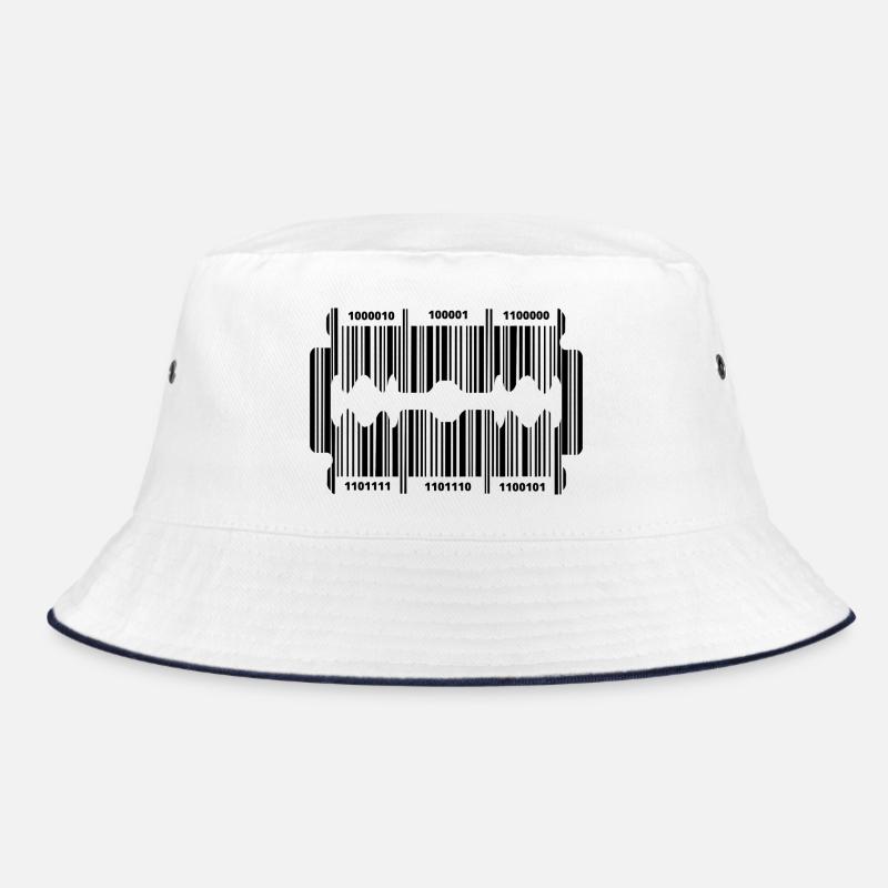 Rasierklinge mit geheim Code Bucket Hat