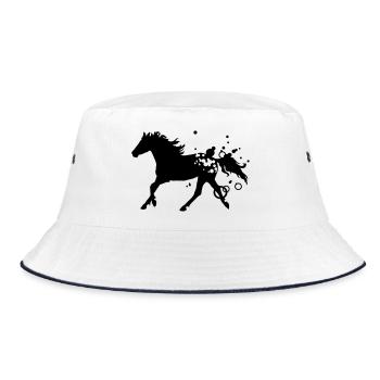 cheval - Bob - blanc/marine - Devant