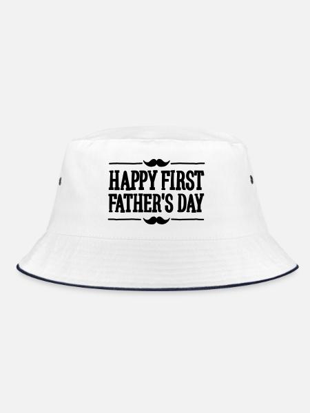 Happy 1st ( first ) father's day - Bob - blanc/marine - Devant