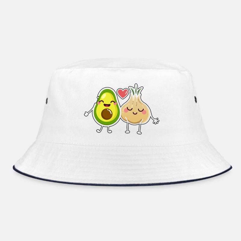 Avocado Trifft Knoblauch Bucket Hat