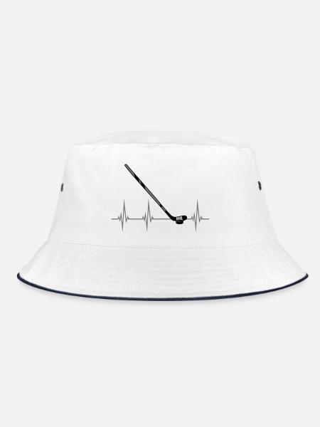 Puls Hockey Sticks - Bucket Hat - white/navy - Front