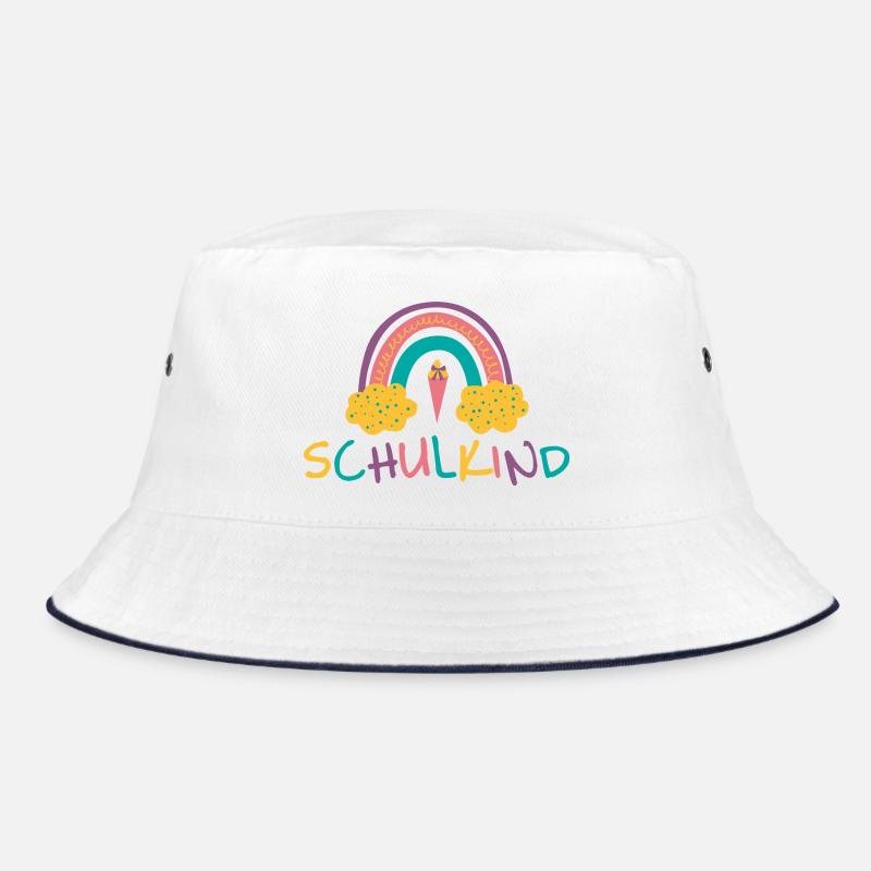 Schulkind - Regenbogen (2) Bucket Hat