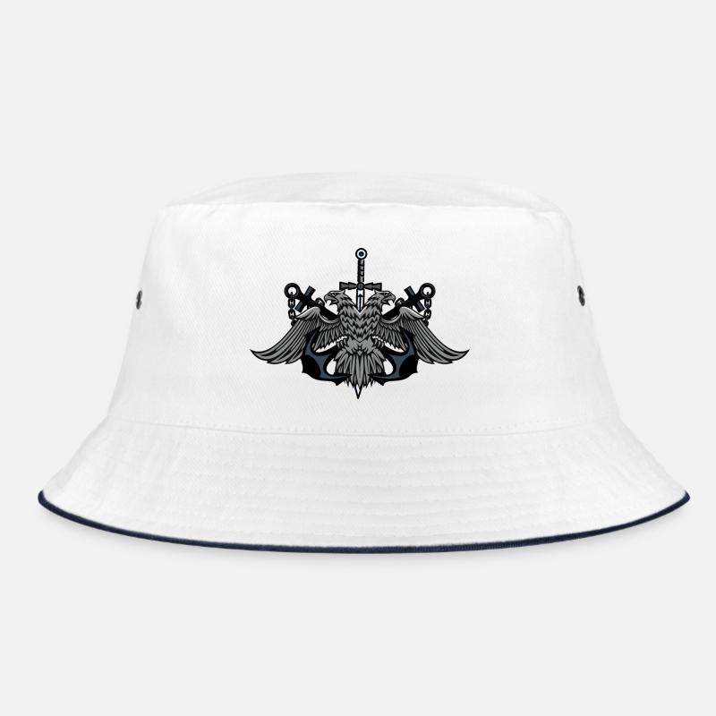 Twin Eagle Crest with Sword Bucket Hat