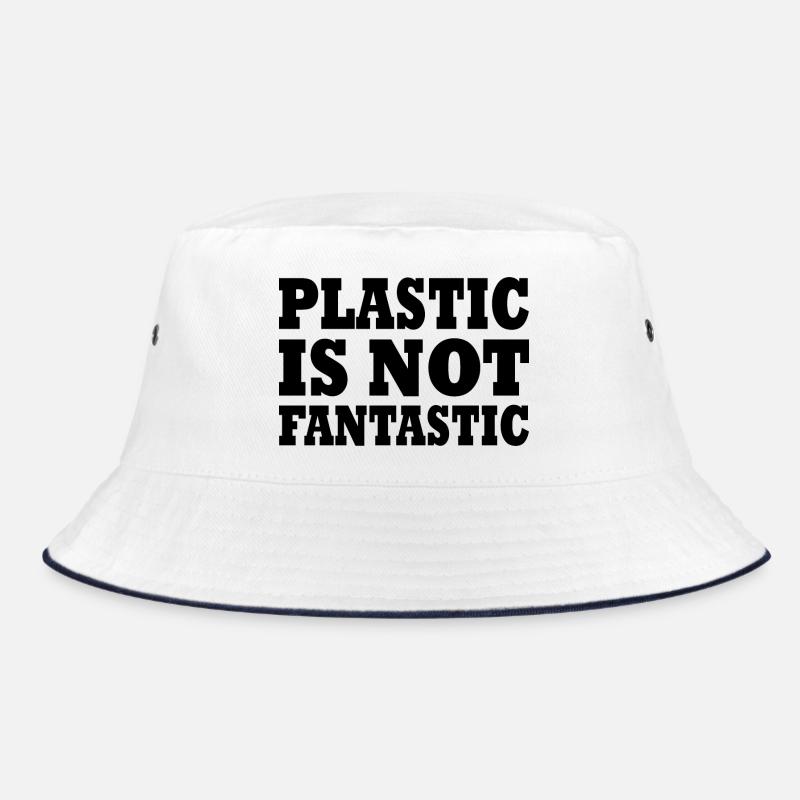 Plastic is not fantastic Bucket Hat