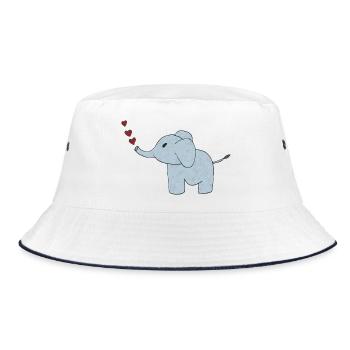 Peau d’éléphant - Bob - blanc/marine - Devant