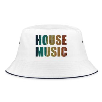 Musique house - Bob - blanc/marine - Devant