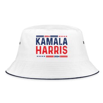 KAMALA HARRIS Amérique - Bob - blanc/marine - Devant