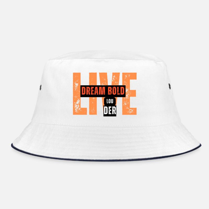 Dream Bold, Live Louder Tee Bucket Hat