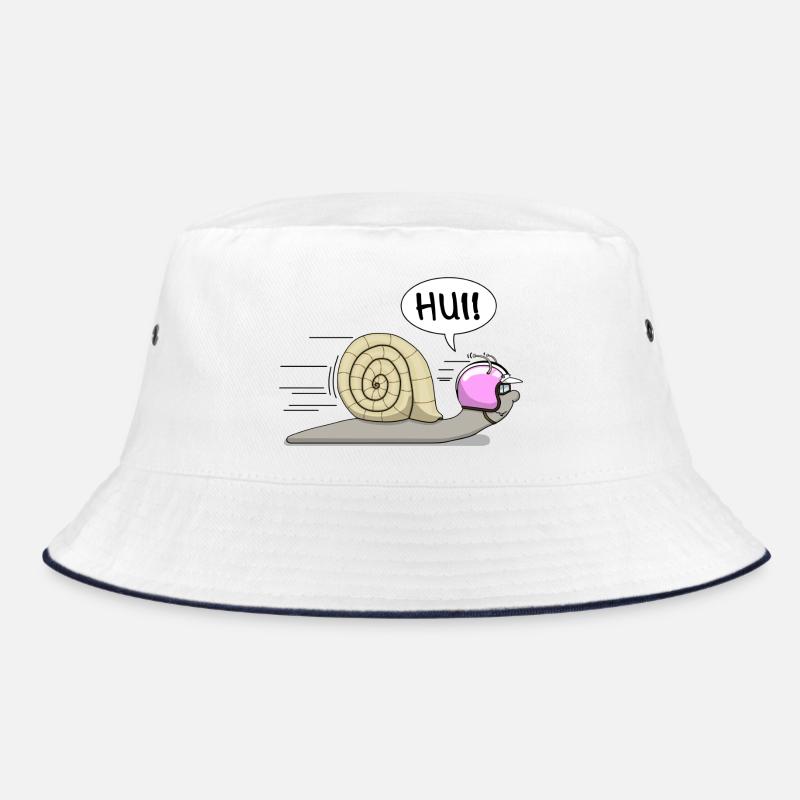 Escargot de course - maintenant aussi en rose - Bob - blanc/marine