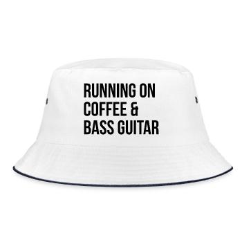 Basse Basse Basse Basse Guitare - Bob - blanc/marine - Devant