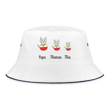 anniversary. Anniversary Decade. humor. funny - Bucket Hat - white/navy - Front