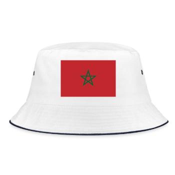 Maroc - Bob - blanc/marine - Devant