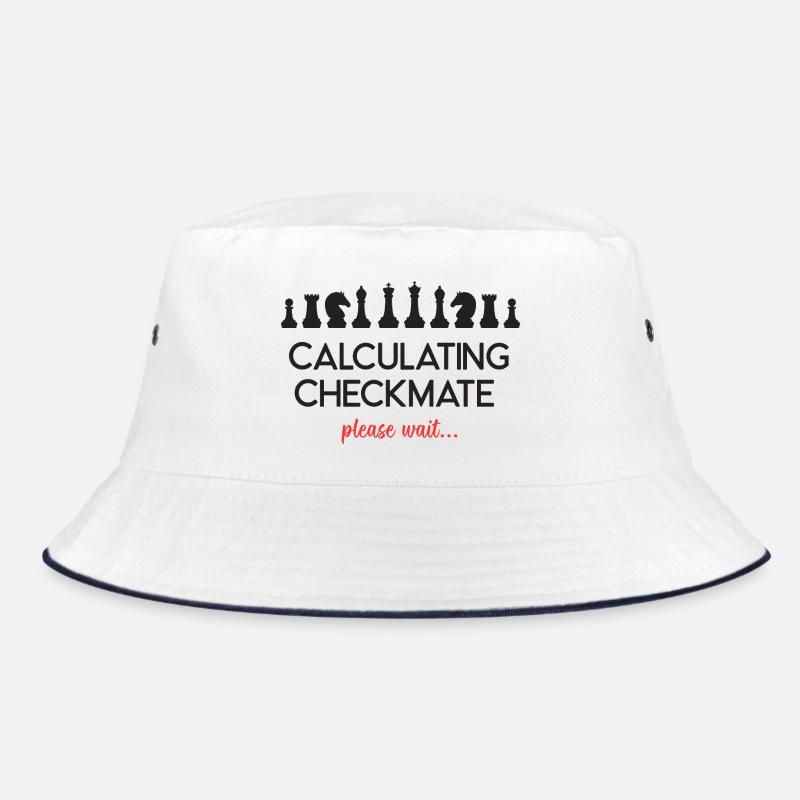 Chess - Calculating Checkmate. Please Wait... Bucket Hat