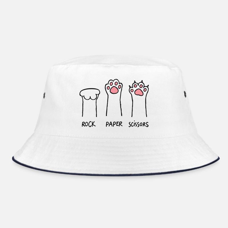 Haustier Stein Papier Schere Bucket Hat
