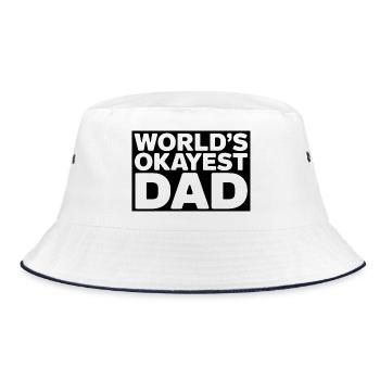 Le papa le plus discret du monde - Bob - blanc/marine - Devant