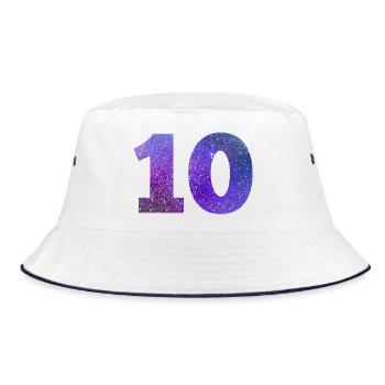 Numéro 10 galaxie - Bob - blanc/marine - Devant