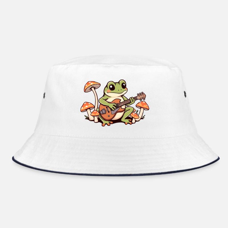 Frosch spielt Gitarre Bucket Hat