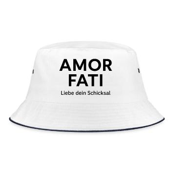 Amor Fati T-Shirt Stoïc - Bob - blanc/marine - Devant
