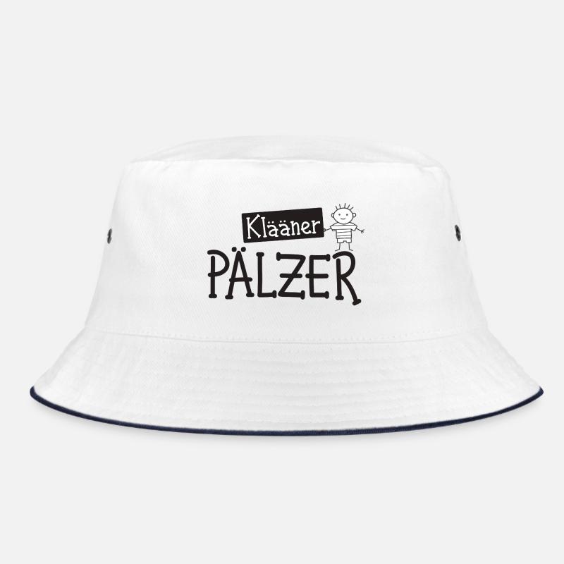 Klääner Pälzer Kinderdesign - Pfälzer Junge - Bob - blanc/marine
