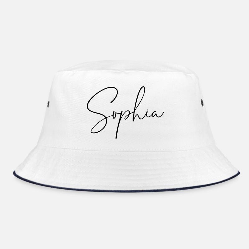 Sophia / Handwriting Design Bucket Hat