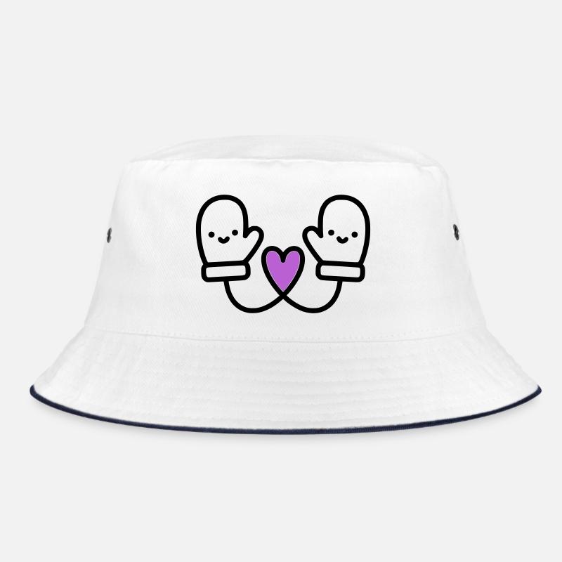 Cute Gloves with Heart | Winter Love Bucket Hat