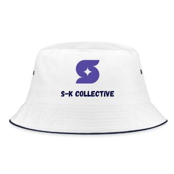 S-K Logo du Collectif - Bob - blanc/marine - Devant