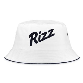 Rizz Neon Script - Bob - blanc/marine - Devant