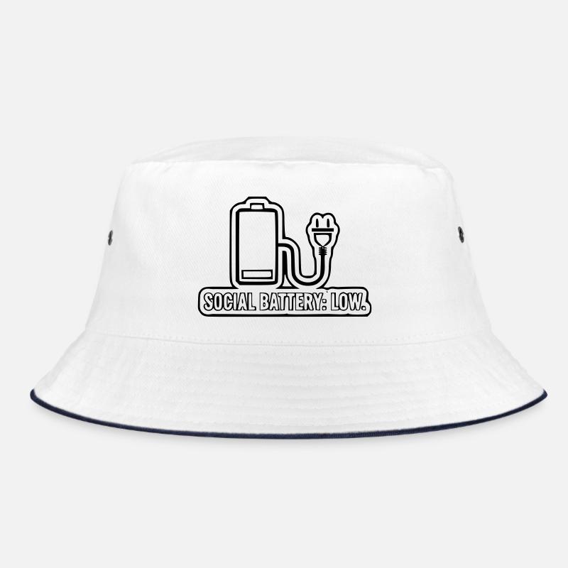 Social Batterie: Low Bucket Hat
