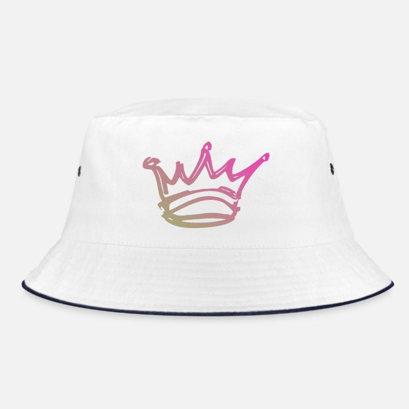 Gradient Kronen-Skizze Bucket Hat