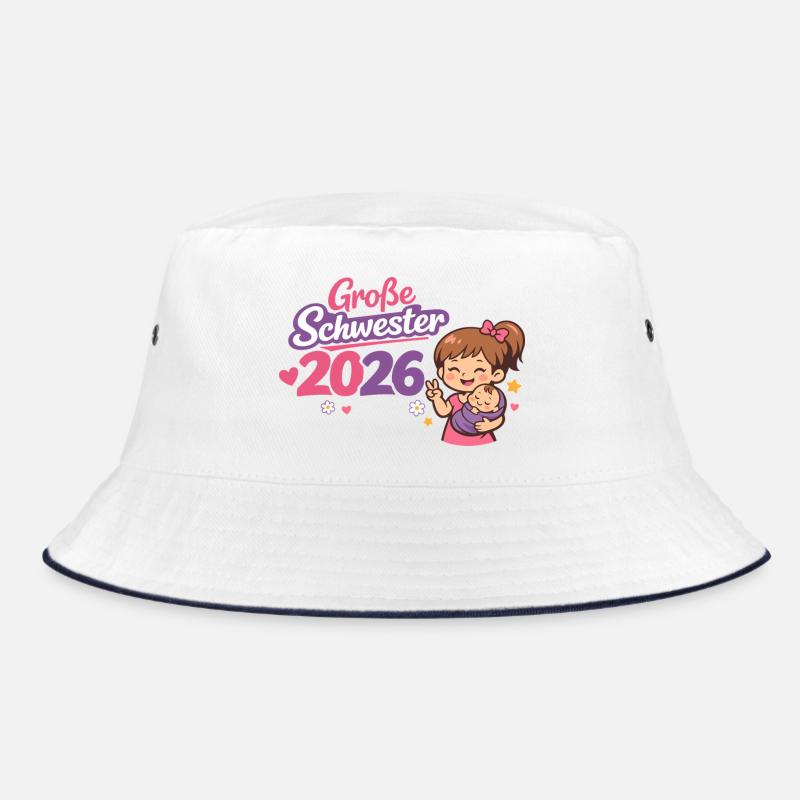 Große Schwester 2026 Einzelkind Ende Bucket Hat