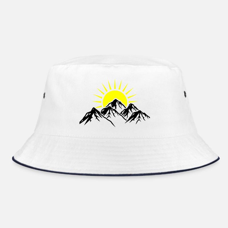 Berge Sonne Natur Bucket Hat