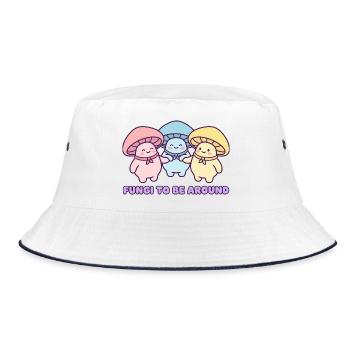 Pastel Fungi Trio : Un plaisir d’être avec lui - Bob - blanc/marine - Devant