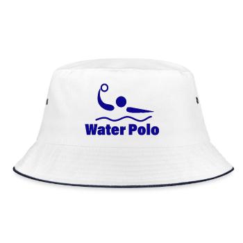 Water Polo - Bucket Hat - white/navy - Front
