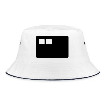 Credit card - Bucket Hat - white/navy - Front