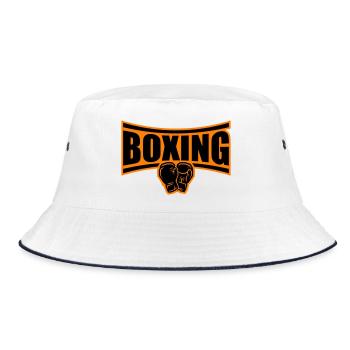 Boîtes de boxe - Bob - blanc/marine - Devant