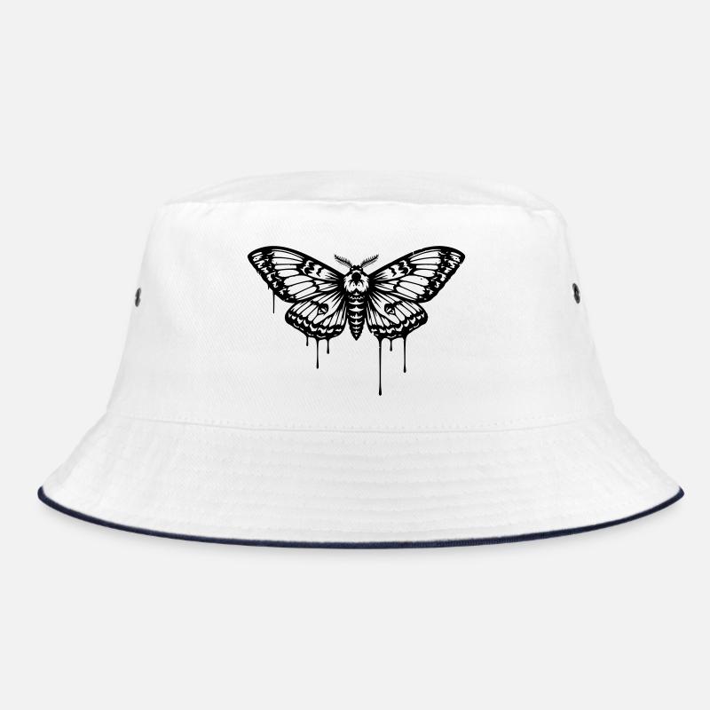 Moth Moth Tattoo Bucket Hat