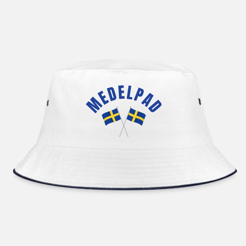 Medelpad Swedish Flags Bucket Hat
