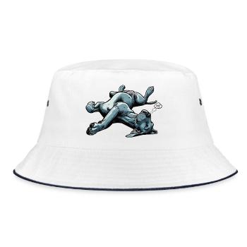 Great Dane Great Dane Owner Great Dane Fan - Bucket Hat - white/navy - Front