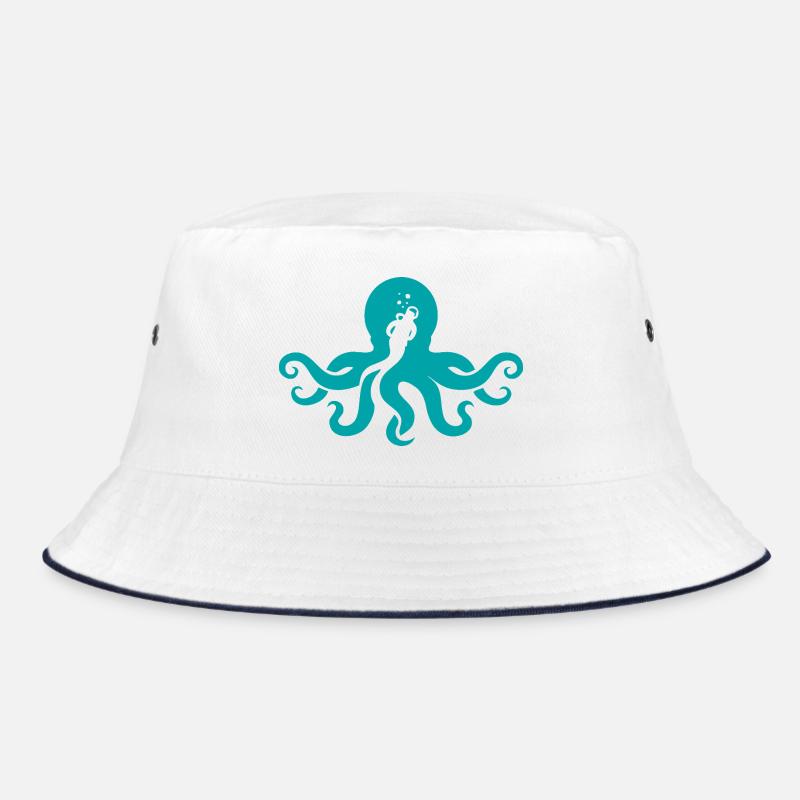 Silhouette de poulpe turquoise Bob