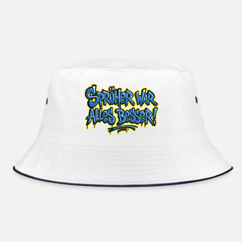Sprayer was all better! 2 - Bucket Hat - white/navy