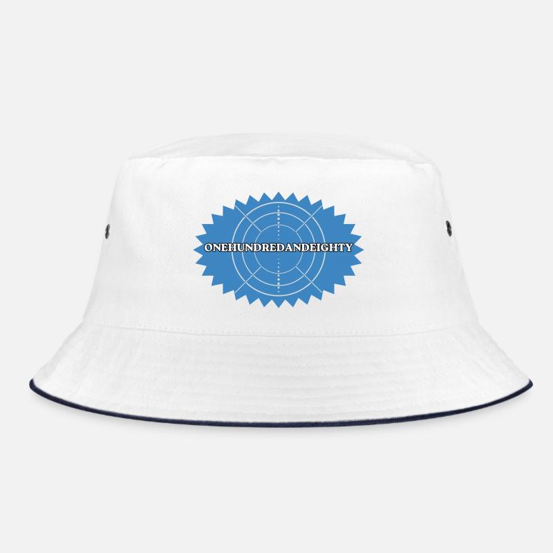 Hundertachtzig Zielscheibe Retro Bucket Hat
